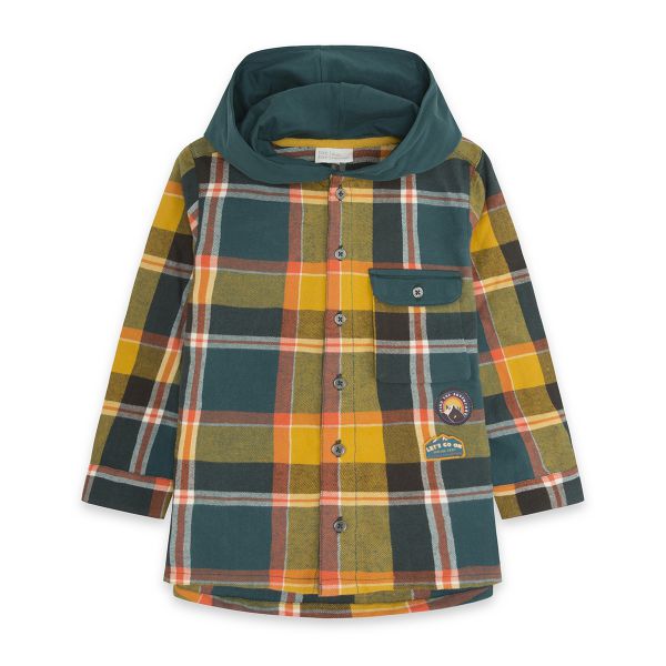 Παιδικό πουκάμισο καρό πολύχρωμο τζιν Tuc Tuc 11339373 για αγόρια (8-14 ετών)